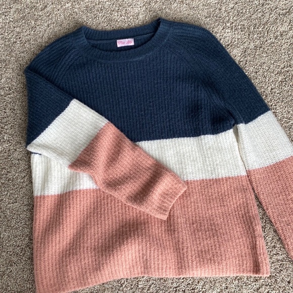 Pink Lily Boutique color block sweater - Picture 11 of 13